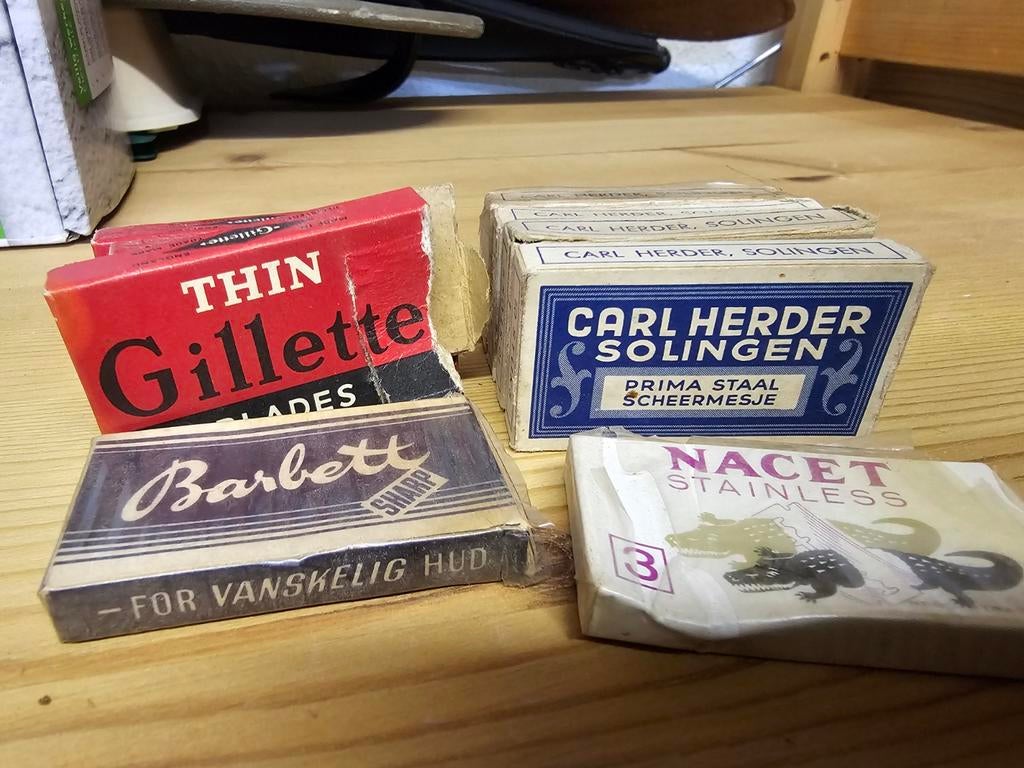 Antieke scheermesjes, Antiek en Kunst, Ophalen of Verzenden