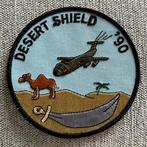 Patch USAF Desert Shield ‘90 C-5B Galaxy, Verzamelen, Embleem of Badge, Amerika, Luchtmacht, Ophalen of Verzenden