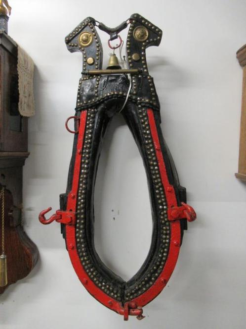 Oer 09846 antieke paardenhaam met belletje, Antiek en Kunst, Antiek | Overige Antiek, Ophalen