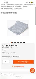 Drempel hulp/plaat, Ophalen, Zo goed als nieuw