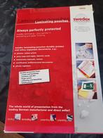 Swedex laminating pouches, Diversen, Ophalen of Verzenden, Zo goed als nieuw