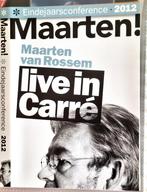 DVD  MAARTEN VAN ROSSEM - Eindejaarsconferene 2012, Cd's en Dvd's, Alle leeftijden, Ophalen of Verzenden, Zo goed als nieuw, Stand-up of Theatershow