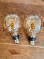 Twee Philips Hue Filament lampen E27, Huis en Inrichting, Lampen | Losse lampen, Ophalen, Zo goed als nieuw, E27 (groot), Led-lamp
