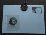 Briefkaart met penning Rembrandt, Postzegels en Munten, Brieven en Enveloppen | Nederland, Ophalen of Verzenden, Briefkaart