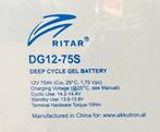 De Laatste Nieuw in Doos DG 12-75S   Deep Cycle Gel Battery, Ophalen of Verzenden, Nieuw