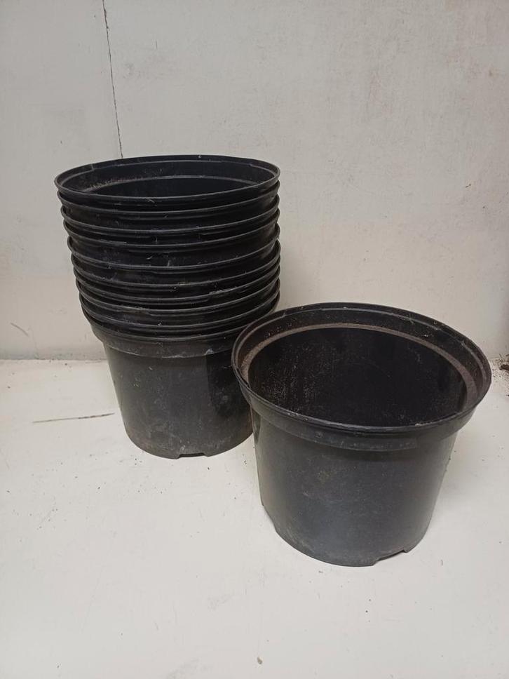 Kweekpotten 5 liter, Tuin en Terras, Bloempotten, Gebruikt, Kunststof, Minder dan 40 cm, Minder dan 25 cm, Rond, Ophalen of Verzenden