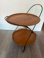 Vintage teakhouten serveerwagen van Ary Fanérprodukter Nybro, Huis en Inrichting, Ophalen, Zo goed als nieuw, Rechthoekig, Minder dan 55 cm