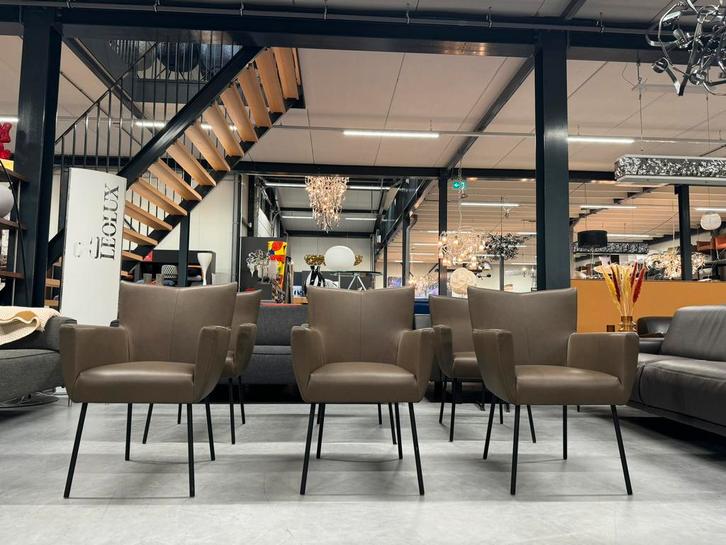 6 Nieuw Design on stock Moka Eetkamerstoel Cera Clay Stoel, Huis en Inrichting, Stoelen, Nieuw, Vijf, Zes of meer stoelen, Overige kleuren