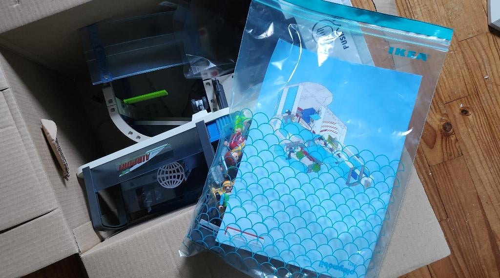 Playgo carwash met auto en lift    , Ophalen, Gebruikt