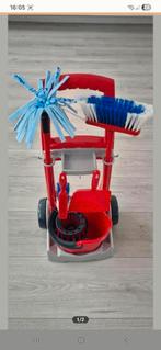 Speelgoed schoonmaakwagen, Ophalen of Verzenden, Zo goed als nieuw, Overige typen, Met wieltjes