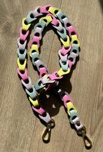 Leren schouderriem tassenriem tashengsel met eyelets 135 cm, Ophalen of Verzenden, Nieuw, Roze, Overige typen