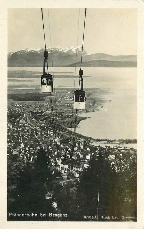 (381-302-021) Pfanderbahn bei Bregenz, Verzamelen, Ansichtkaarten | Buitenland, Oostenrijk, Voor 1920, Verzenden