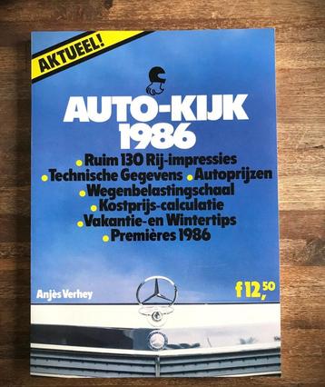 Auto-kijk 1986 Auto jaarboek, in nieuwstaat beschikbaar voor biedingen