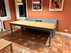 Eiken Neptune uitschuifbare eettafel min 1.80 max 3.00., Ophalen, Gebruikt, Eikenhout, 200 cm of meer