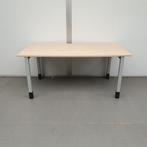 Steelcase bureau werktafel buro168x80 cm ahorn kleur blad