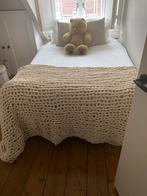 Grof gebreide 2-persoons deken, Ophalen of Verzenden, Zo goed als nieuw