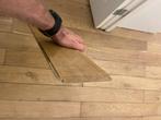 49 m² massieve houten vloerdelen met een kliksysteem., Ophalen, Gebruikt, 50 tot 150 cm, Overige typen