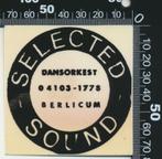 Sticker: Dansorkest Selected Sound - Berlicum (3), Verzamelen, Ophalen of Verzenden