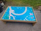 Speeltafel 124x88x40 mm incl. treinbaan en accessoires, Ophalen, Gebruikt