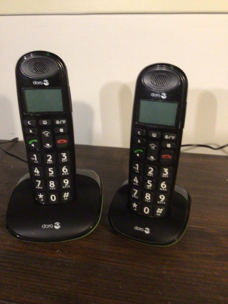 Doro PhoneEasy 110 Duo - Draadloze Telefoon, Ophalen, Gebruikt, 2 handsets, Stralingsarm