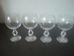 4 alessi kristallen wijnglazen Tendentse, Ophalen of Verzenden, Zo goed als nieuw, Overige typen