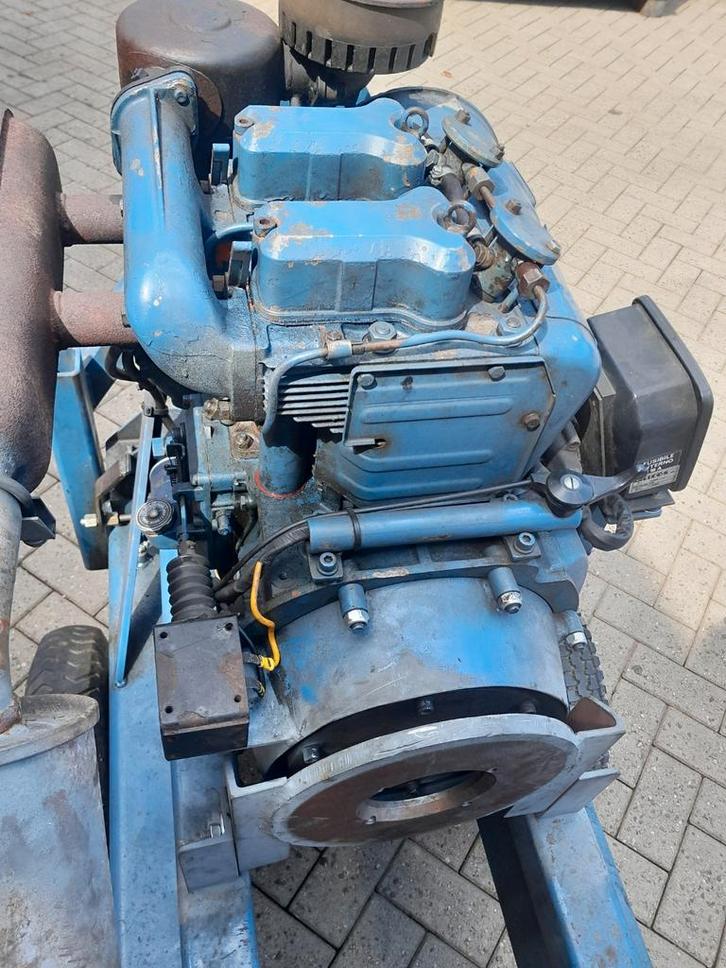 Lombardini 904 diesel 2 cil 3000 rpm, Doe-het-zelf en Verbouw, Motoren, Gebruikt, Dieselmotor, 1800 rpm of meer, Ophalen