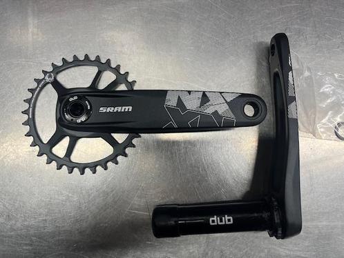 Sram crankstel Sram NX Eagel Dub 12 V 175   32   Black, Fietsen en Brommers, Fietsonderdelen, Nieuw, Mountainbike, Crankstel of Pedalen