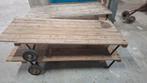 werkkar/ salontafel, Ophalen, Gebruikt, 100 tot 150 cm, 50 tot 100 cm