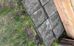 Stoeptegels grijs 30x30, 18 stuks, Tuin en Terras, Tegels en Klinkers, Ophalen, Gebruikt, Beton, Terrastegels