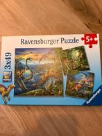 3   dino puzzels 5+, Ophalen of Verzenden, 10 tot 50 stukjes, Zo goed als nieuw, 4 tot 6 jaar
