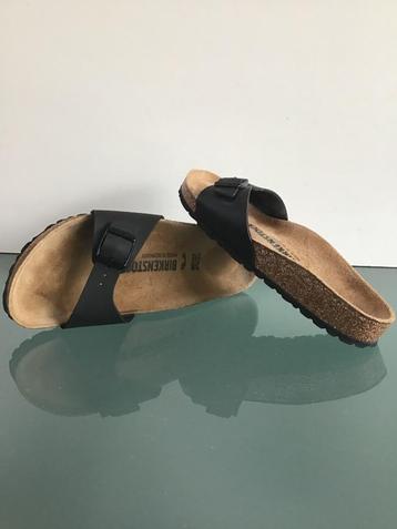 GRATIS VERZENDEN | BIRKENSTOCK Madrid zwarte slippers 38 beschikbaar voor biedingen