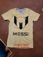 Geel T-shirt Vingino Messi maat 122/128 €7,50, Ophalen of Verzenden, Zo goed als nieuw, Jongen, Shirt of Longsleeve