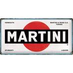 Martini Vermouth logo relief reclamebord van metaal deco