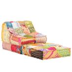 NIEUWE Poef multicolor logeerbed chaiselongue Tuinkussens et, Venlo, Nieuw, Ophalen of Verzenden, Overige vormen