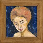 Portret vrouw Britt met lijst, Ophalen of Verzenden