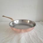 Eenhoorn wegro Dikwandige koperen pan hapjespan koekenpan, Huis en Inrichting, Ophalen of Verzenden, Gebruikt, Rvs, Koekenpan of Braadpan