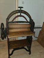 Antieke strijk mangel op wieltjes, Ophalen of Verzenden
