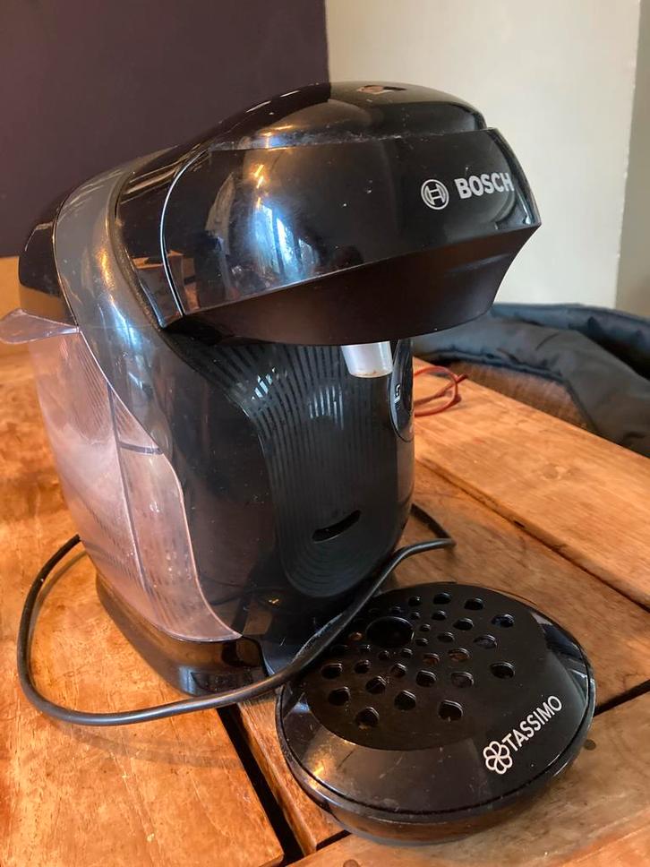 Bosch Tassimo Koffiezetapparaat - Zwart, Witgoed en Apparatuur, Koffiezetapparaten, Gebruikt, Koffiepads en cups, Koffiemachine