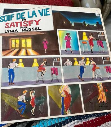 Origineel Maxi Single -Lyma Russel “ Soif De La Vie” 1985 beschikbaar voor biedingen