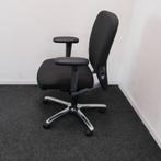Haworth Comforto 77, Bureaustoel, Nieuwe stoffering, Chroom, Gebruikt, -, Zwart, -