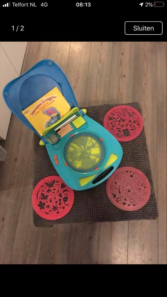 Ravensburger mandala designer 4 vormen tekenen prinses, Kinderen en Baby's, Speelgoed | Educatief en Creatief, Gebruikt, Knutselen