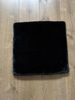 Sierkussen kussenhoes faux fur / imitatiebont zwart, Ophalen of Verzenden, Nieuw, Zwart, Vierkant