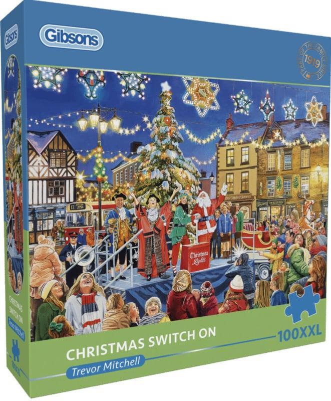 Gibsons - Christmas Switch on - 100XXL stukjes  (NIEUW), Hobby en Vrije tijd, Denksport en Puzzels, Nieuw, Legpuzzel, Minder dan 500 stukjes