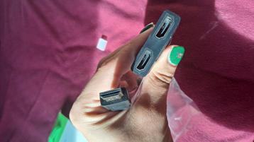 Hdmi-splitter - 2 schermen op 1 apparaat. beschikbaar voor biedingen