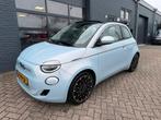 Fiat 500e La Prima 42 kWh 118 PK Cabrio Airco Pano Navi, 118 pk, Cabriolet, Leder, Grijs
