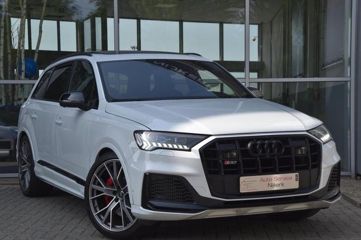 Audi SQ7 4.0 TDI quattro Exclusive Performance 4W-Sturing Hu, Auto's, Audi, Bedrijf, Te koop, SQ7, 360° camera, 4x4, ABS, Achteruitrijcamera