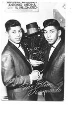 The Blue Diamonds, Verzamelen, Verzenden, 1960 tot 1980, Ongelopen, Sterren en Beroemdheden