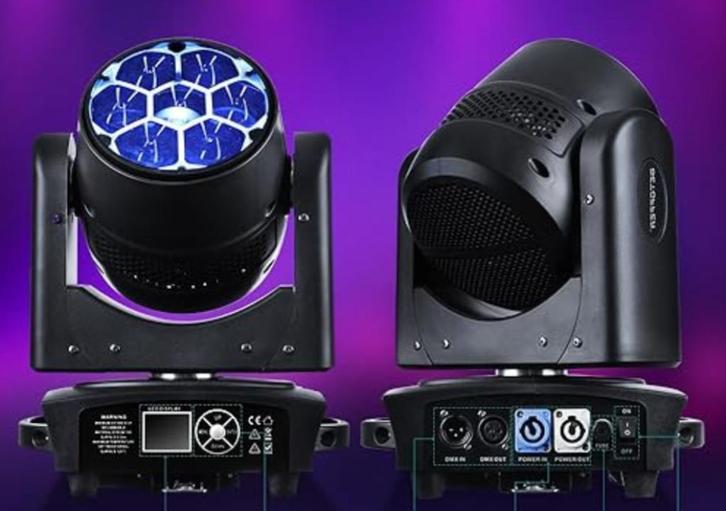 7 x 40W RGBW moving head ZOOM, Muziek en Instrumenten, Licht en Laser, Nieuw, Licht, Kleur, Ophalen of Verzenden
