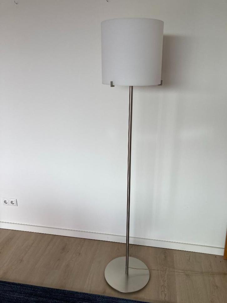 Italiaanse design vloerlamp Prandina CPL F1, Huis en Inrichting, Lampen | Vloerlampen, Gebruikt, 150 tot 200 cm, Glas, Metaal
