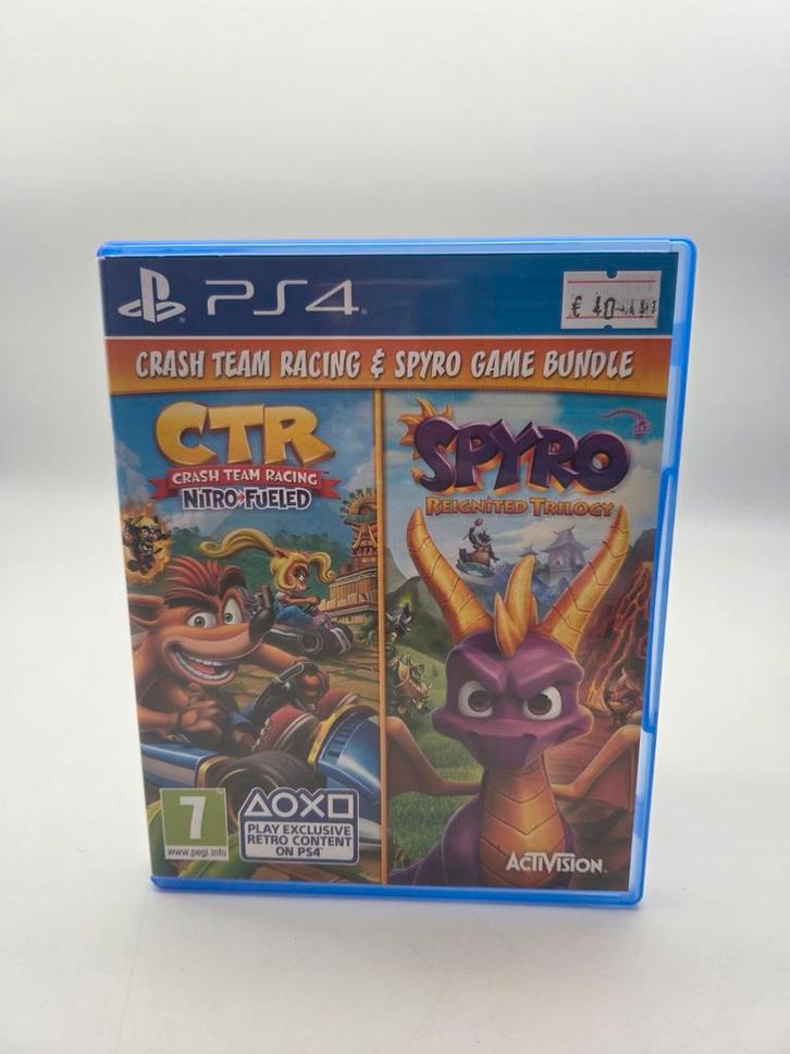 CTR Crash Team Racing & Spyro - PS4, Spelcomputers en Games, Games | Sony PlayStation 4, Ophalen of Verzenden